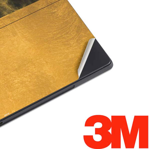 Black and Gold Split Marble Surface Pro 7 Skin
