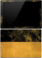 Black and Gold Split Marble Surface Pro (2017) Skin