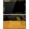 Black and Gold Split Marble Surface Pro Tablet Skin