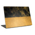 Black and Gold Split Marble Universal Laptop 12in (9.8 x 6.8in) Skin