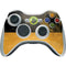 Black and Gold Split Marble Xbox 360 Wireless Controller Skin