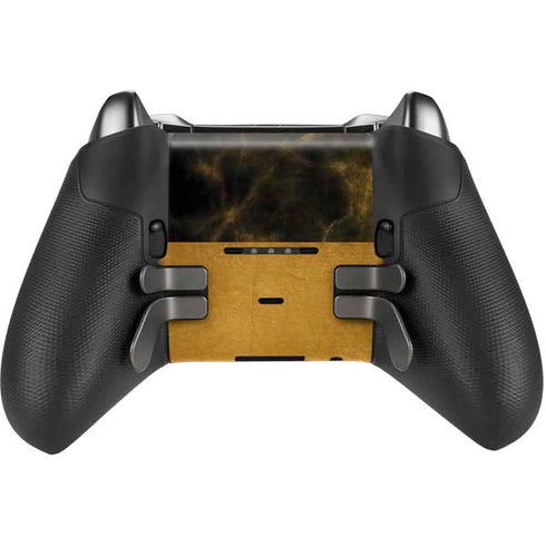 Black and Gold Split Marble Xbox Elite Wireless Controller Series 2 Skin