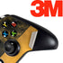 Black and Gold Split Marble Xbox One Controller Skin
