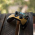 Black and Gold Split Marble Xbox One Controller Skin