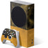 Black and Gold Split Marble Xbox Series S Skins