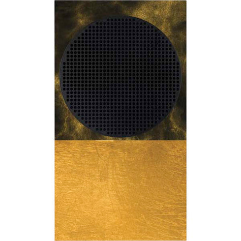 Black and Gold Split Marble Xbox Series S Bundle Skin