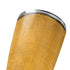 Black and Gold Split Marble Yeti 20oz Tumbler Skin