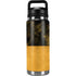 Black and Gold Split Marble YETI Rambler 26oz Bottle Skin
