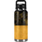 Black and Gold Split Marble YETI Rambler 36oz Bottle Skin