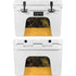 Black and Gold Split Marble YETI Tundra 35 Hard Cooler Skin