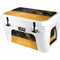 Black and Gold Split Marble YETI Tundra 45 Hard Cooler Skin