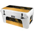 Black and Gold Split Marble YETI Tundra 65 Hard Cooler Skin