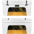 Black and Gold Split Marble YETI Tundra 65 Hard Cooler Skin