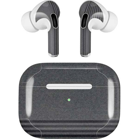 Black and Grey Stripes AirPods Pro 2nd Gen Skin