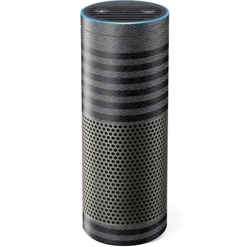 Black and Grey Stripes Amazon Echo Skin