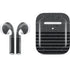 Black and Grey Stripes Apple AirPods 2 Skin