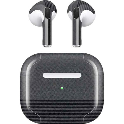 Black and Grey Stripes Apple AirPods (3rd Gen 2021) Skin