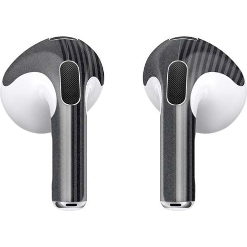 Black and Grey Stripes Apple AirPods (3rd Gen 2021) Skin