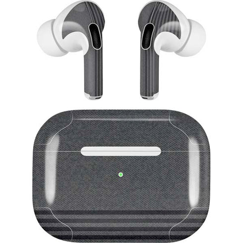 Black and Grey Stripes Apple AirPods Pro Skin