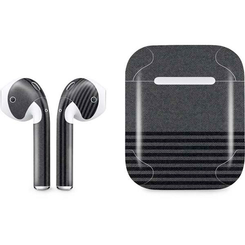 Black and Grey Stripes Apple AirPods Skin