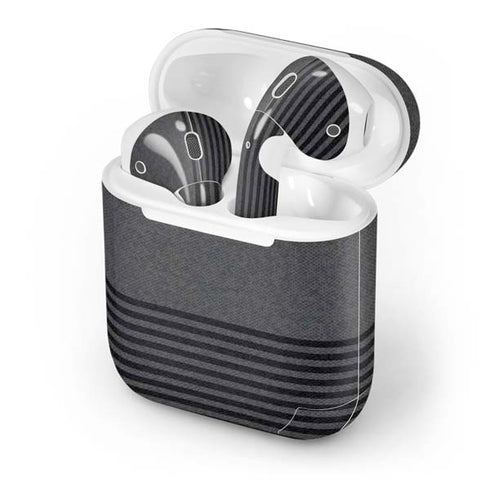 Black and Grey Stripes Apple AirPods Skin