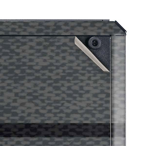 Black and Grey Stripes Cooler Master MasterBox Q300L Mini Tower Skin