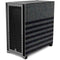 Black and Grey Stripes Corsair 4000D Tempered Glass Mid-Tower ATX Case Skin