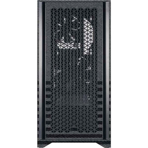 Black and Grey Stripes Corsair 4000D Tempered Glass Mid-Tower ATX Case Skin