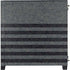 Black and Grey Stripes Corsair 4000D Tempered Glass Mid-Tower ATX Case Skin