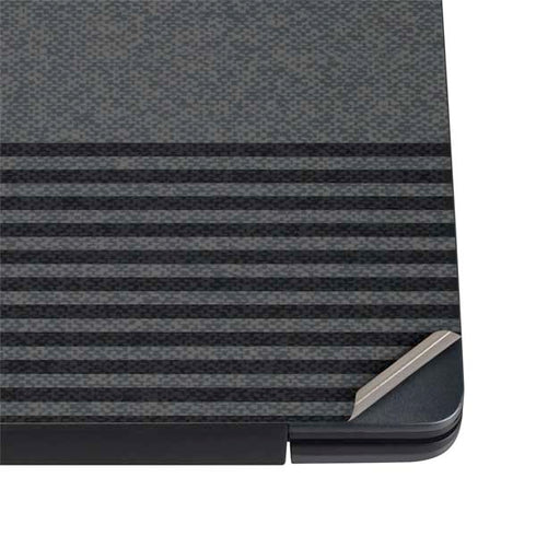 Black and Grey Stripes Dell Vostro Skin