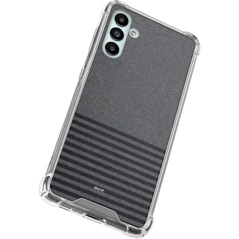 Black and Grey Stripes Galaxy A13 5G Clear Case