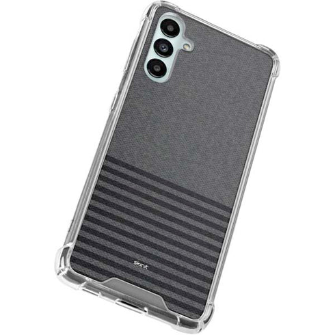 Black and Grey Stripes Galaxy A15 5G Clear Case