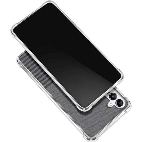 Black and Grey Stripes Galaxy A15 5G Clear Case