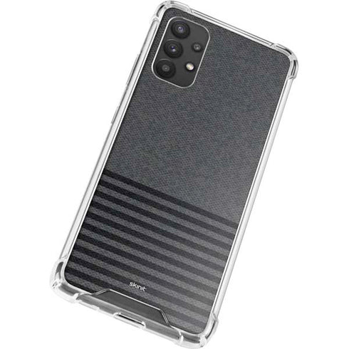 Black and Grey Stripes Galaxy A32 5G Clear Case