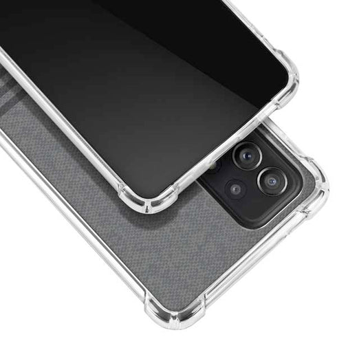 Black and Grey Stripes Galaxy A52 5G Clear Case
