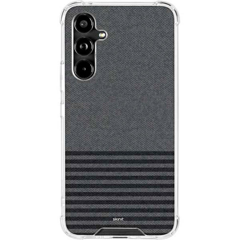 Black and Grey Stripes Galaxy A54 5G Clear Case