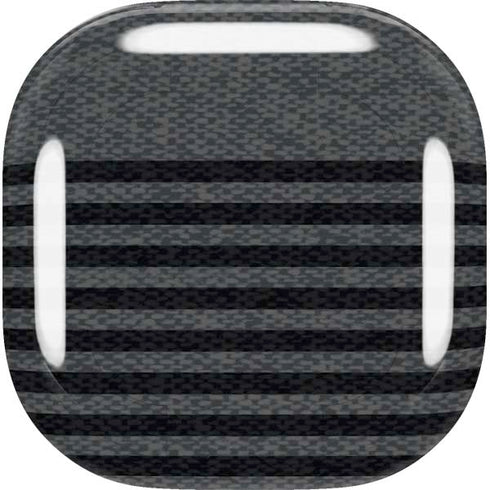 Black and Grey Stripes Galaxy Buds Live Skin