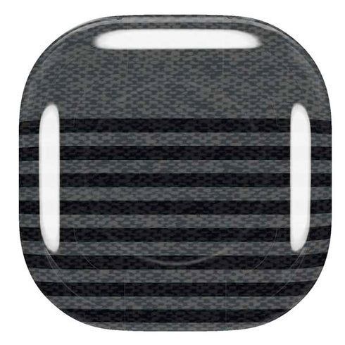 Black and Grey Stripes Galaxy Buds Live Skin