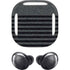 Black and Grey Stripes Galaxy Buds Pro Skin