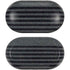 Black and Grey Stripes Galaxy Buds Skin