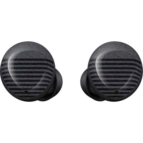 Black and Grey Stripes Galaxy Buds Skin