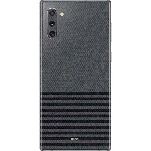 Black and Grey Stripes Galaxy Note 10 Skin
