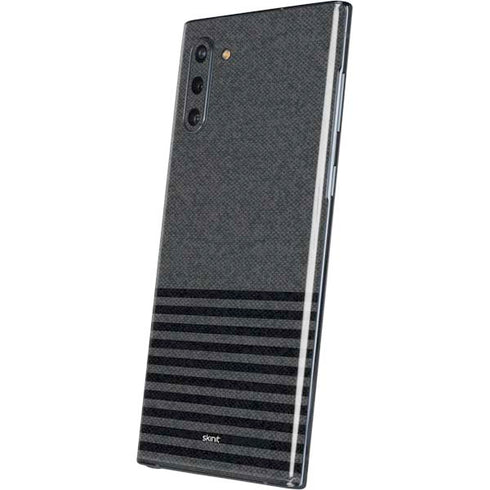 Black and Grey Stripes Galaxy Note 10 Skin