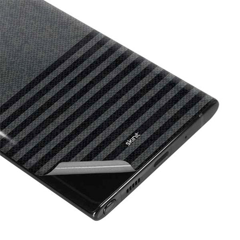 Black and Grey Stripes Galaxy Note 10 Skin