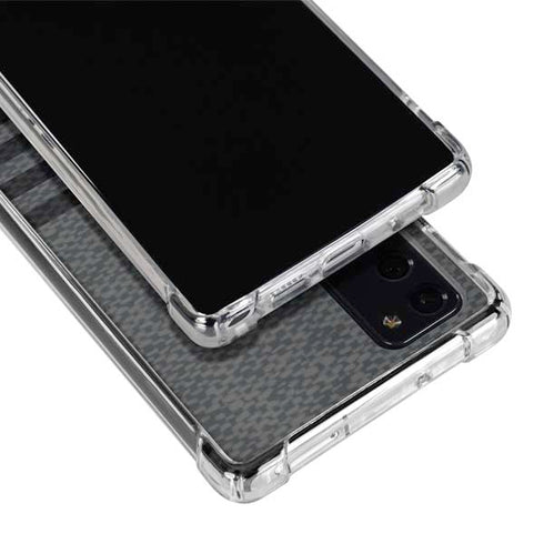 Black and Grey Stripes Galaxy Note20 5G Clear Case