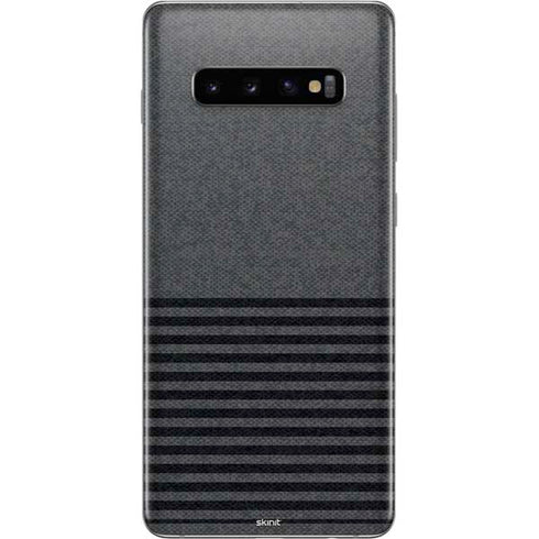 Black and Grey Stripes Galaxy S10 Plus Skin