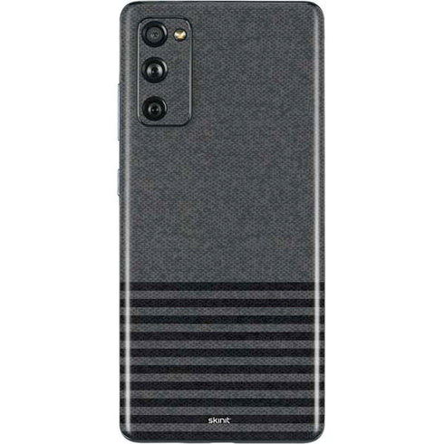 Black and Grey Stripes Galaxy S20 Fan Edition Skin