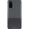 Black and Grey Stripes Galaxy S20 Lite Case