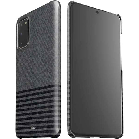 Black and Grey Stripes Galaxy S20 Lite Case