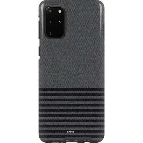 Black and Grey Stripes Galaxy S20 Plus Pro Case
